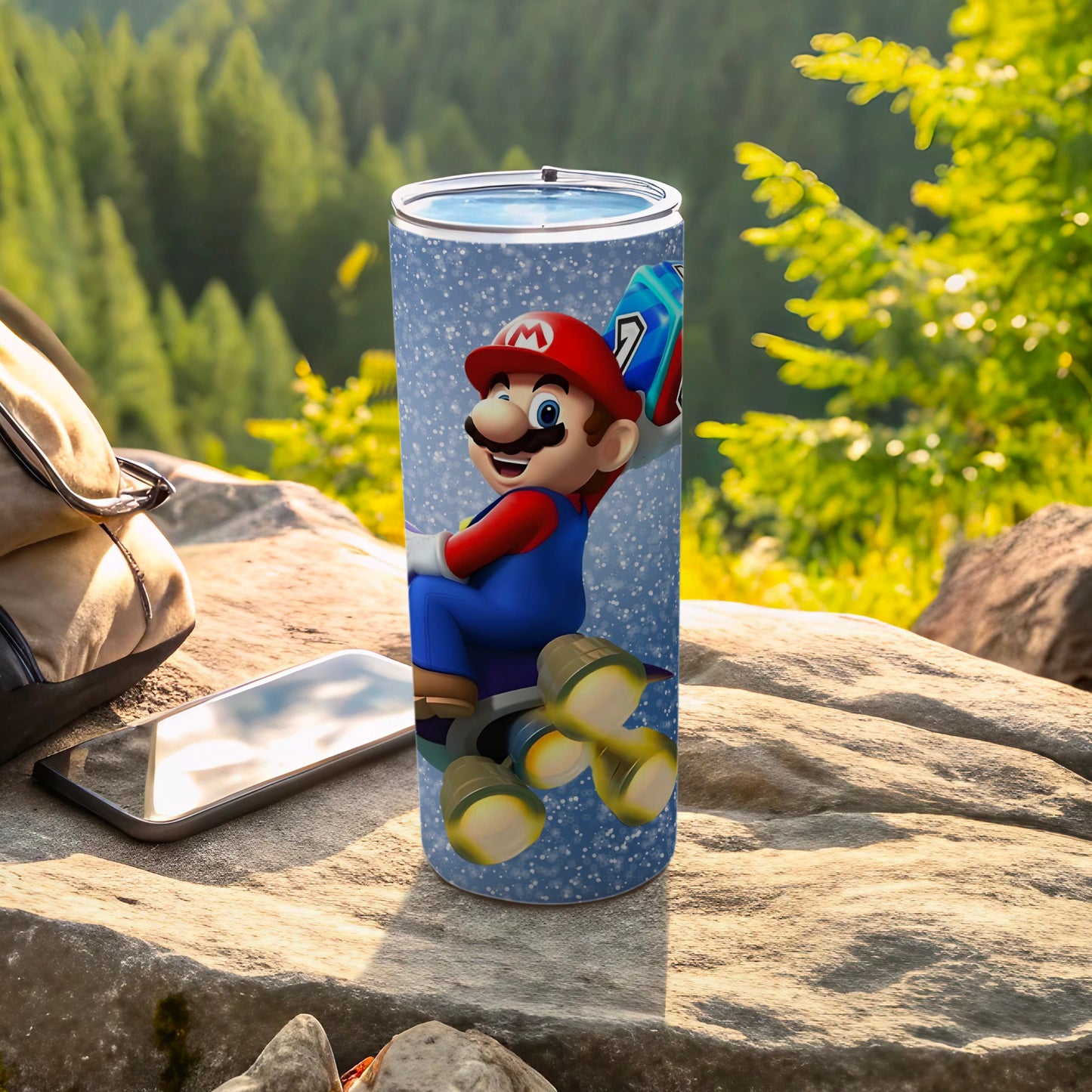 Mario Kart Inspired Tumbler for Gaming Enthusiasts