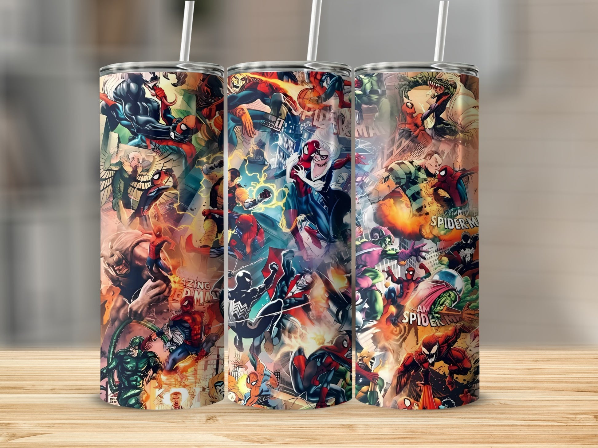 Marvel Comic Book Heroes Themed Tumbler Cup