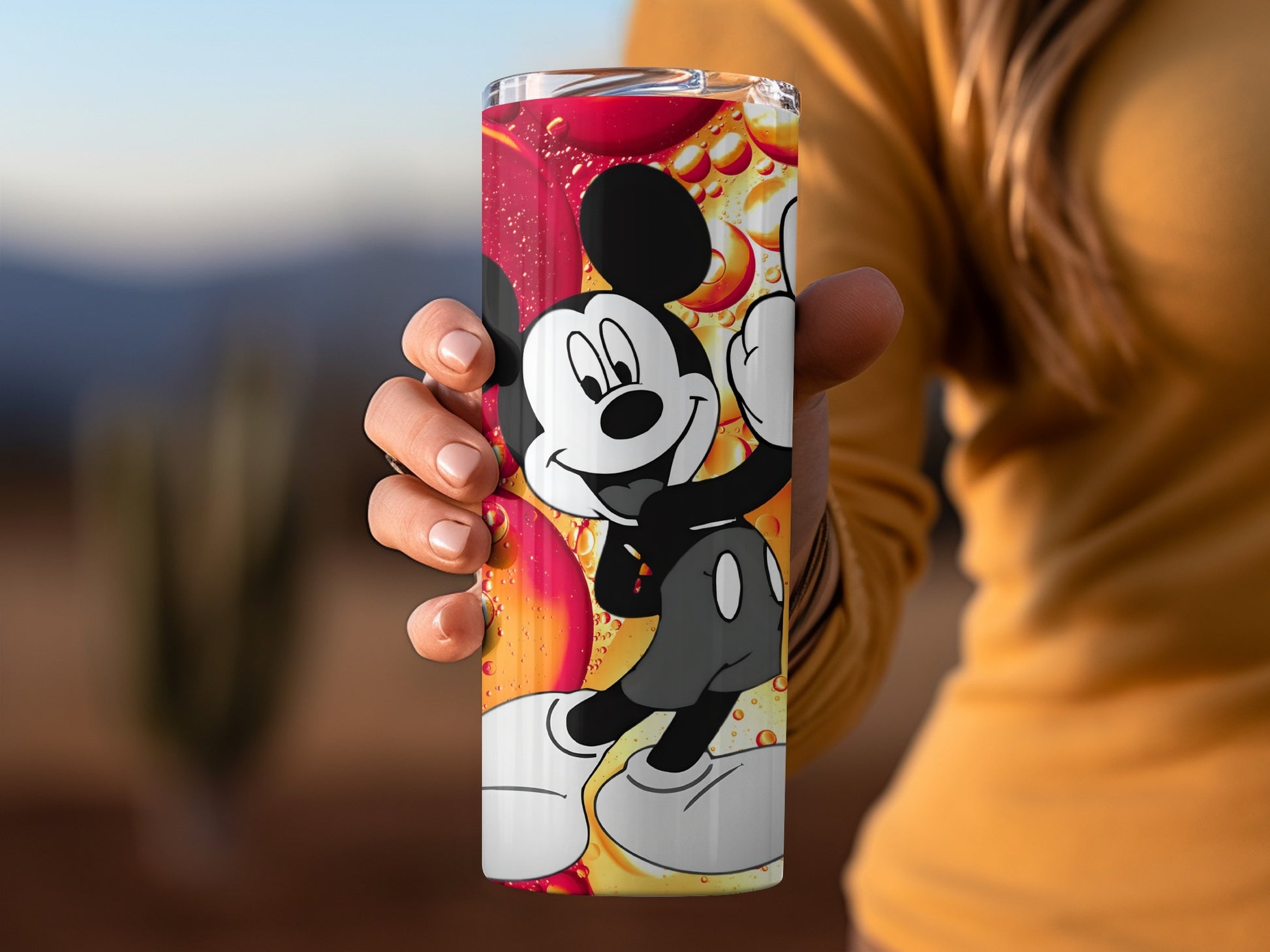 Cheerful Cartoon Character Design Tumbler Cup