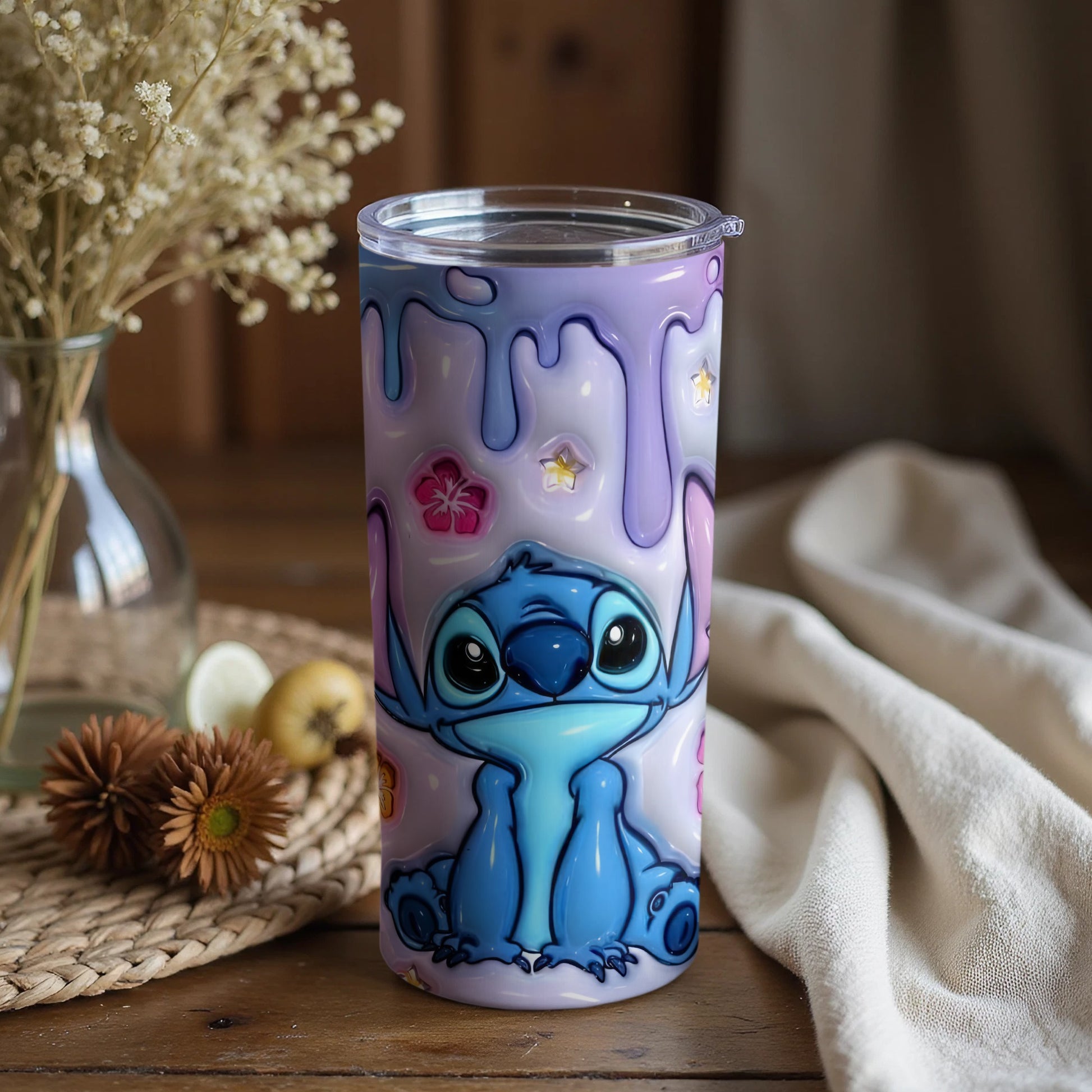 Adorable Cartoon Character Printed Tumbler Cup