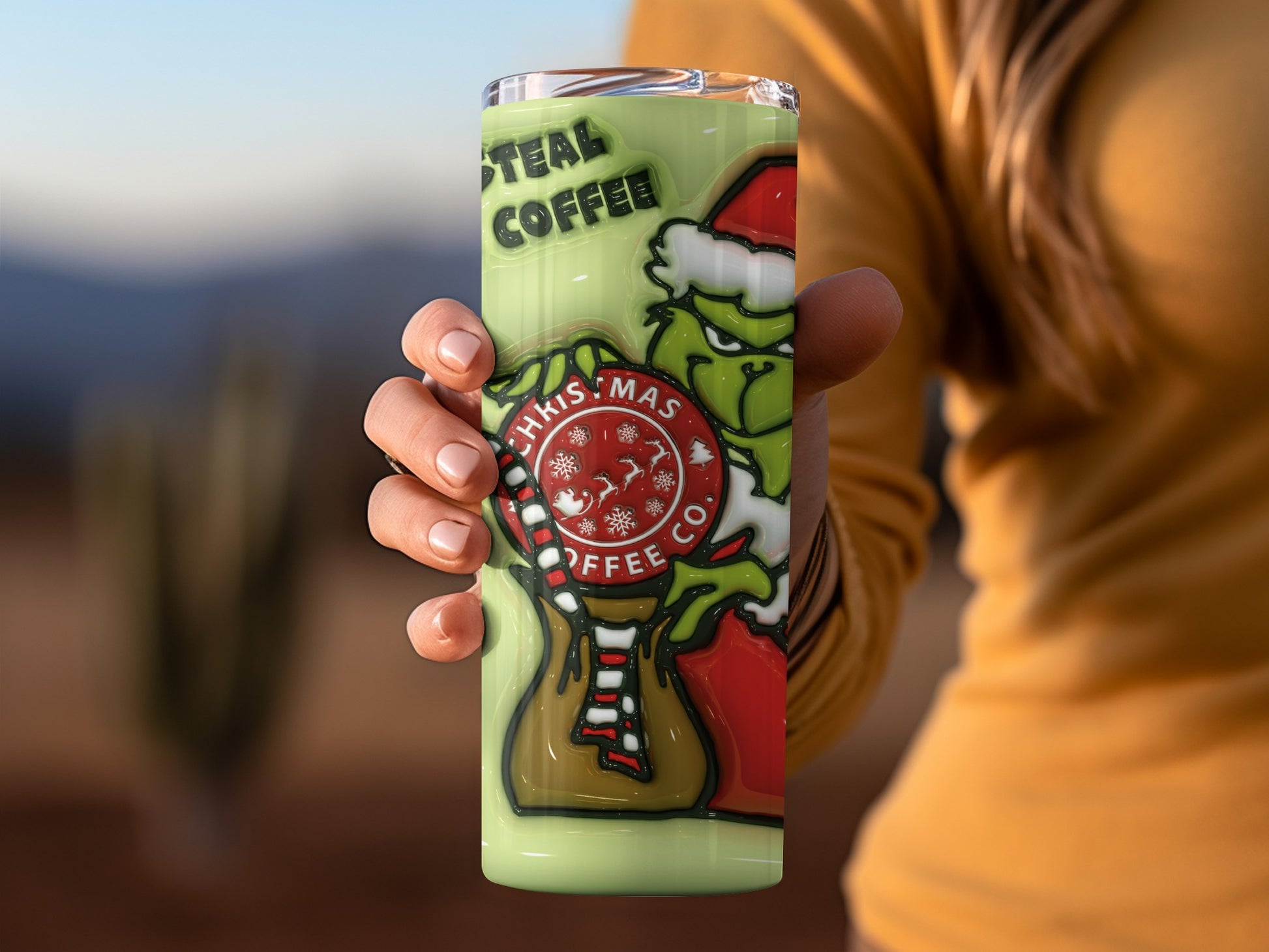Grinch Christmas Coffee Co Tumbler Ideal Gift Idea