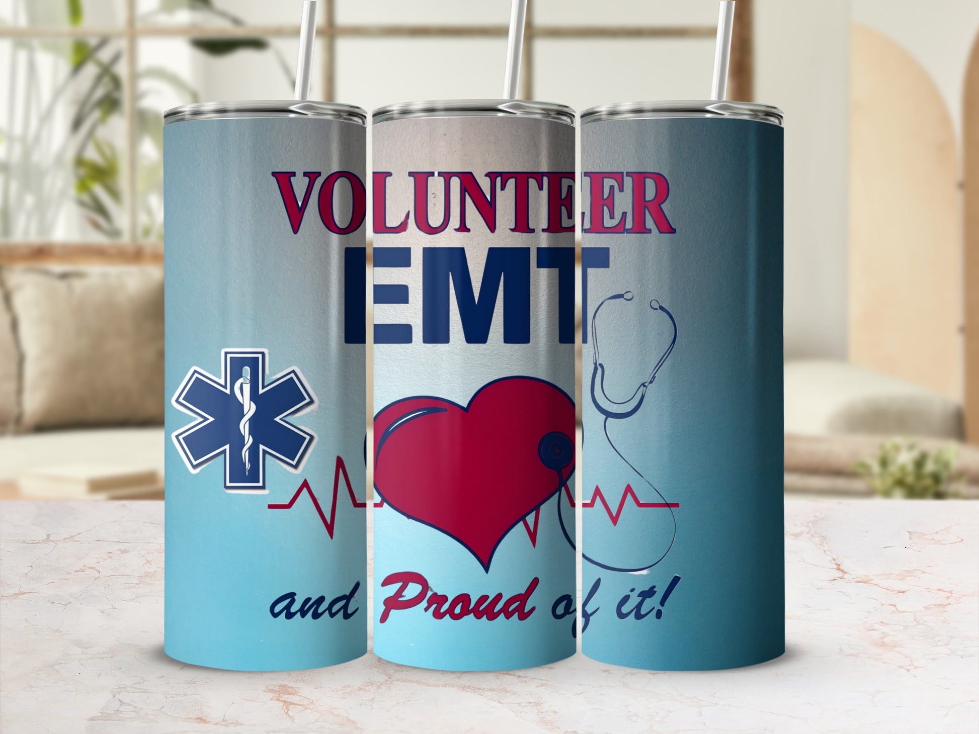 Volunteer EMT and Proud of It Travel Mug