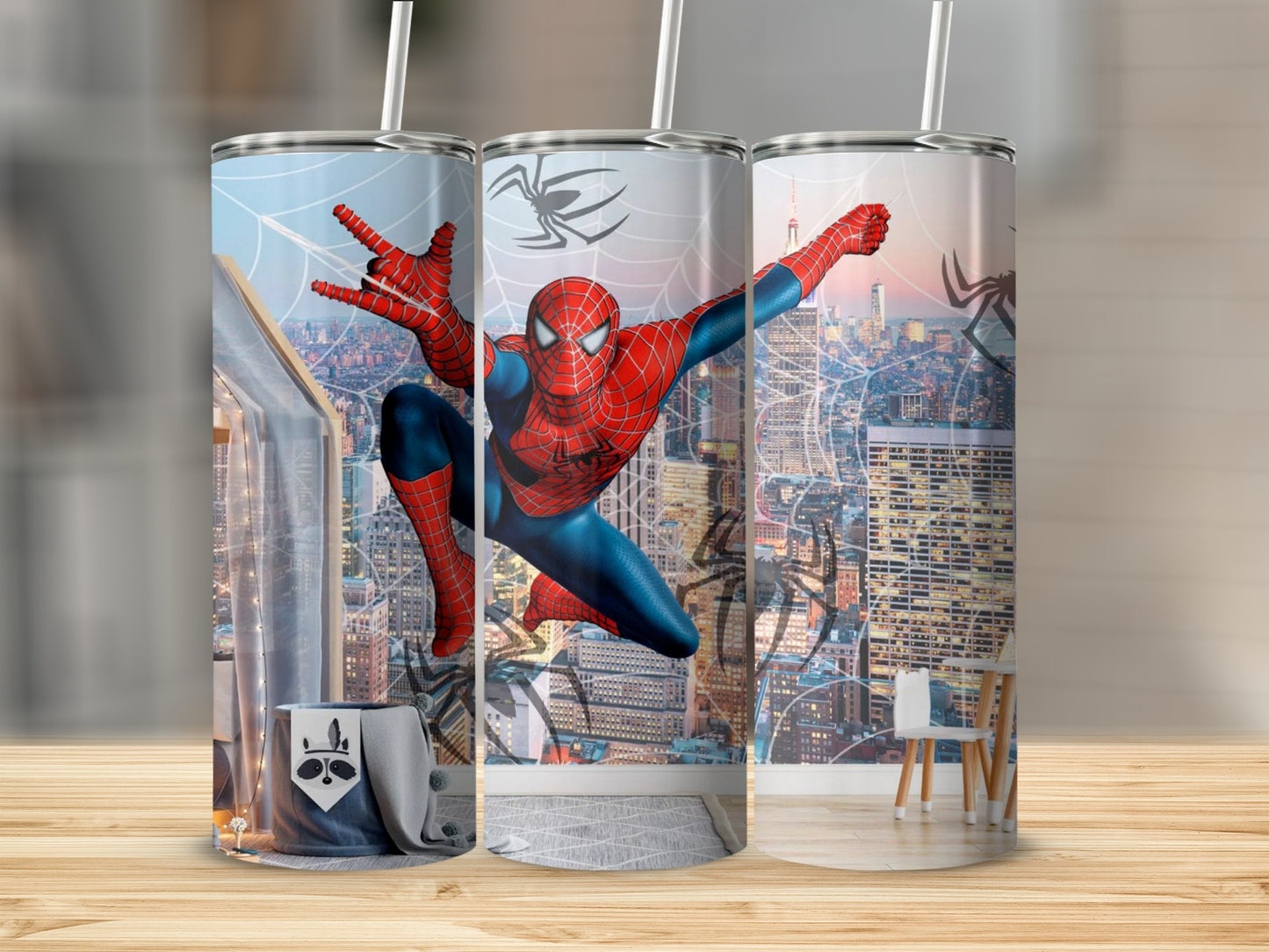 Spider Superhero Design Tumbler for Fans Collectible Cup