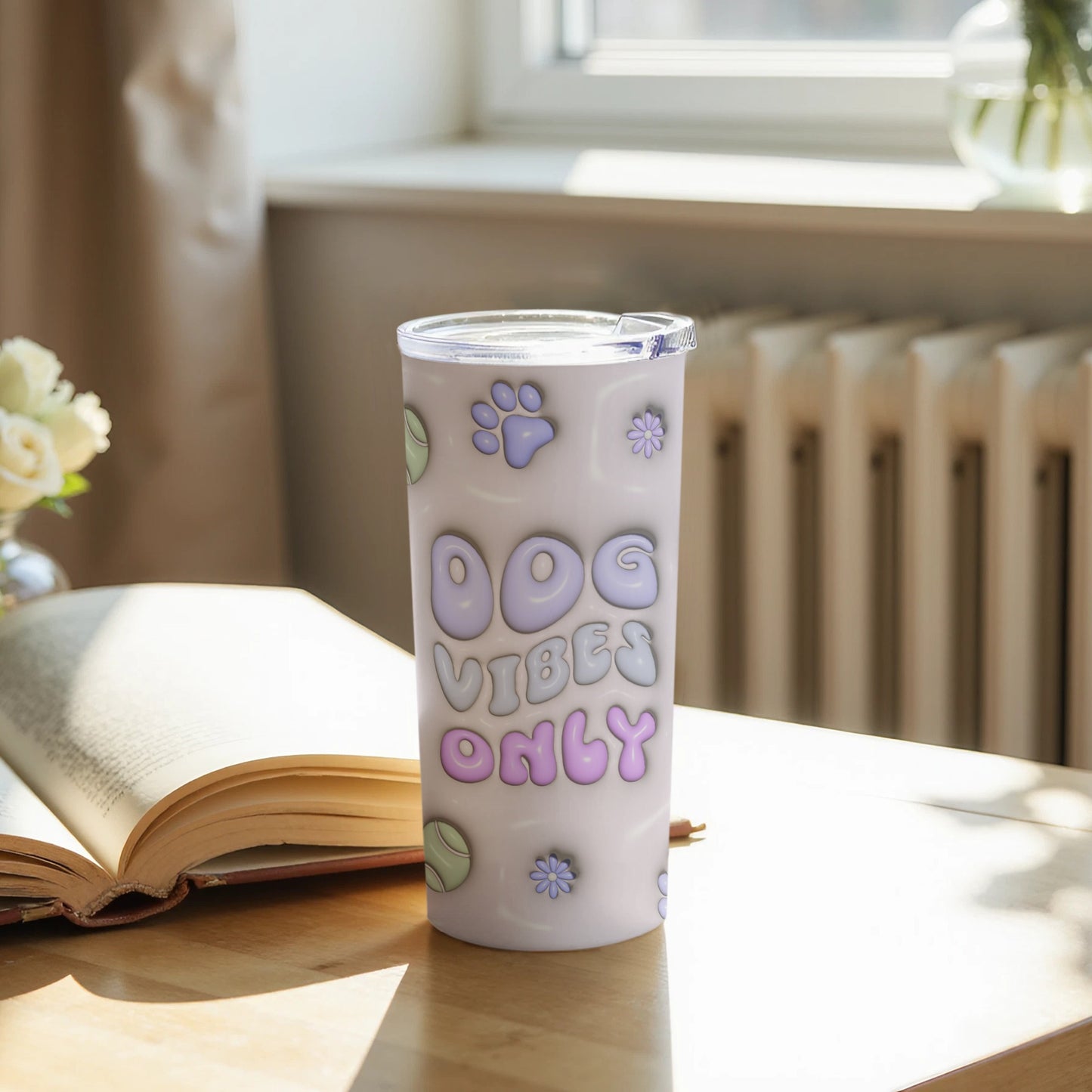 Dog Vibes Only Insulated Tumbler Cup Product