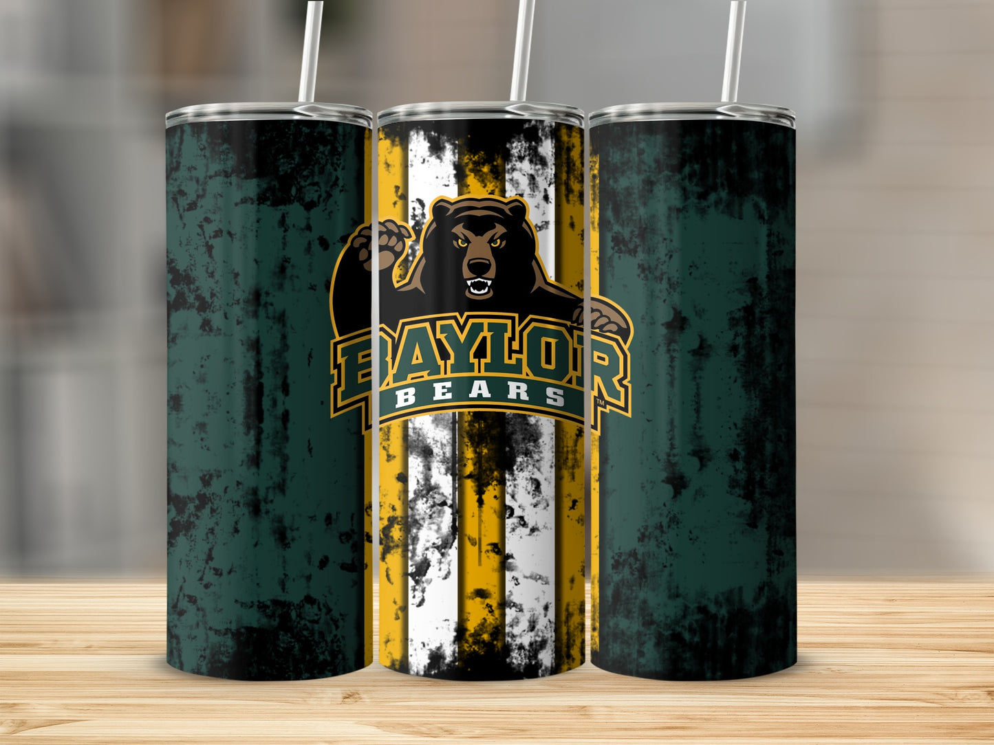 Baylor Bears Custom Design Tumbler Cup