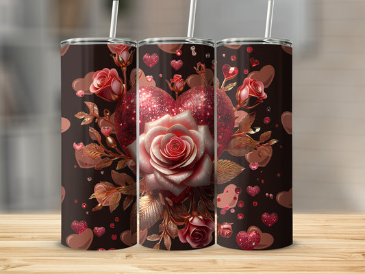 Romantic Rose Heart Design For Valentine's Day Gift