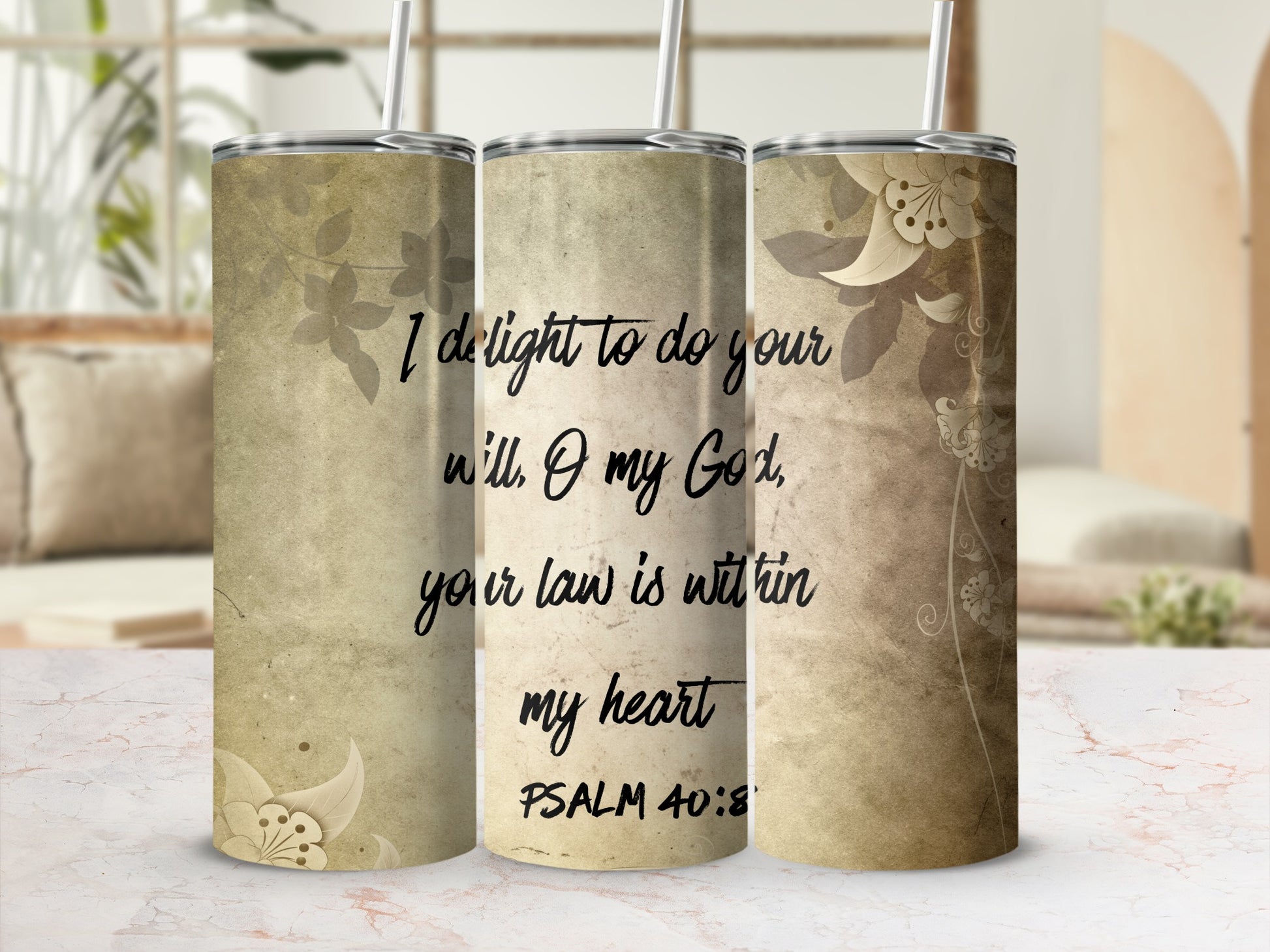 I delight to do your will O my God tumbler product