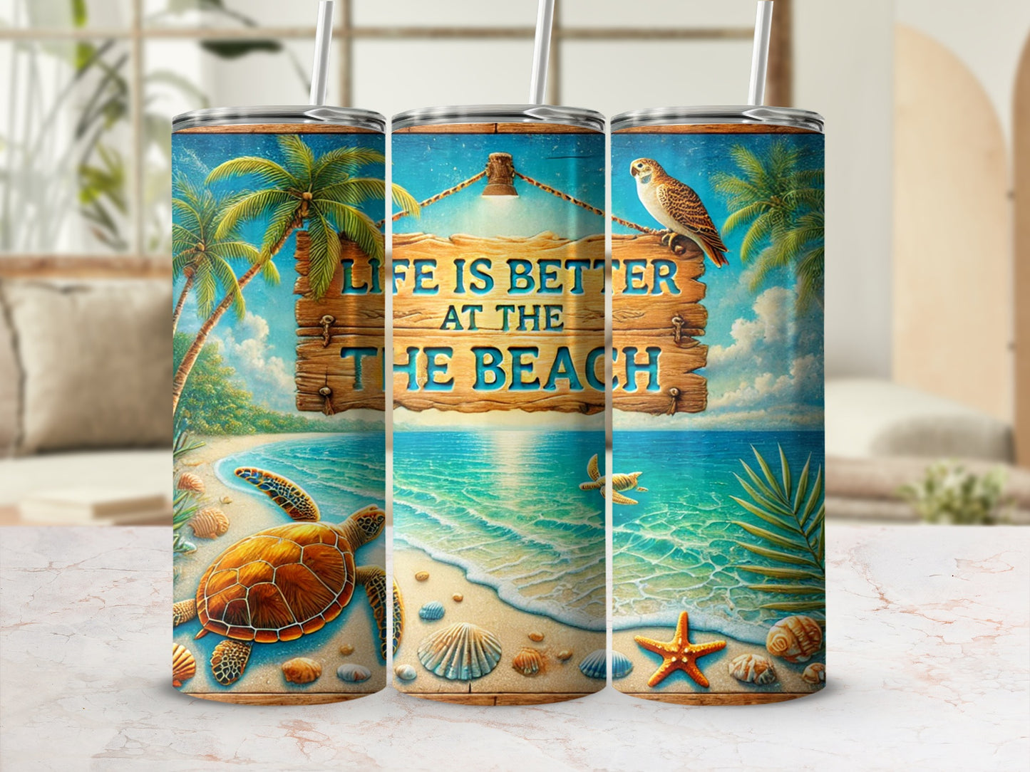 Life is Better at The Beach Insulated Tumbler