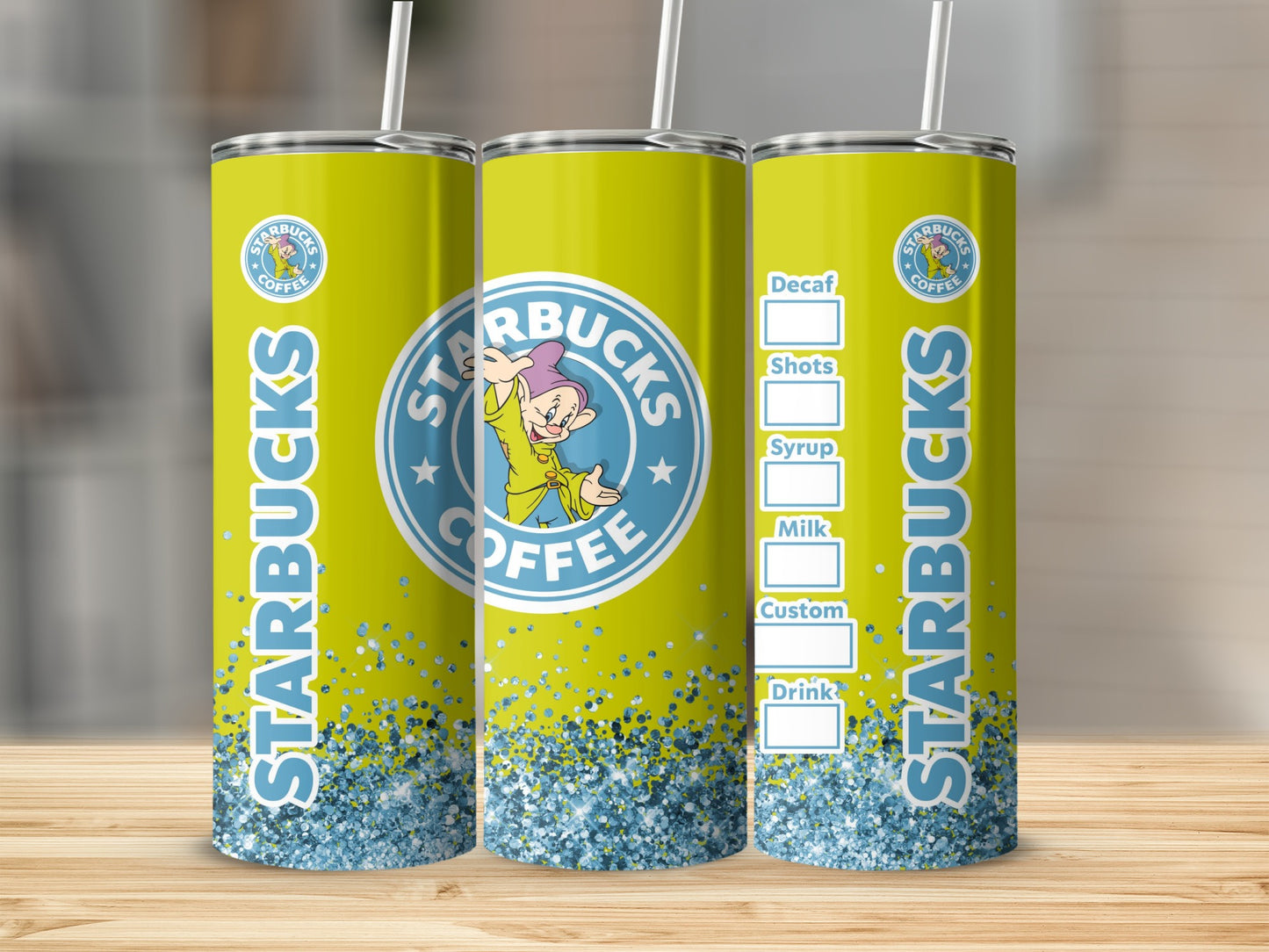 Starbucks Coffee Theme Customized Tumbler Cup