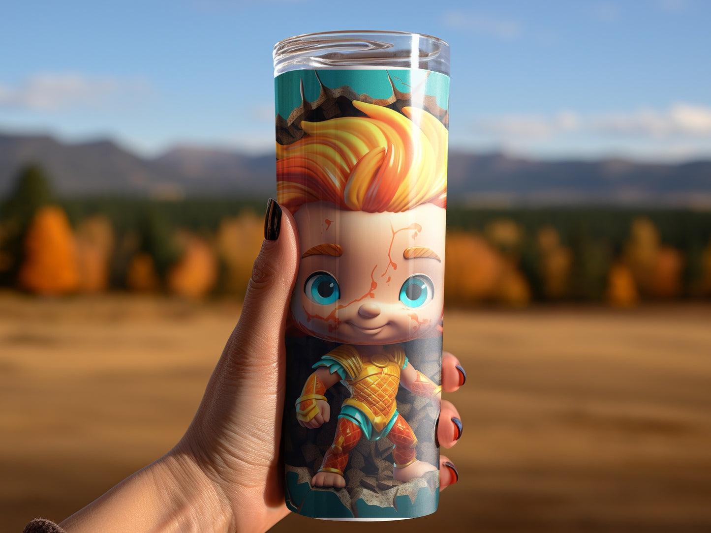 Animated Character Hero Tumbler for Beverages