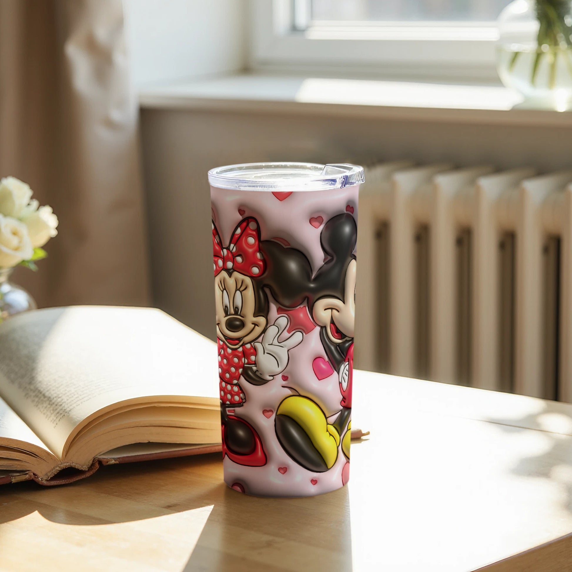 Mickey and Minnie Mouse Hearts Tumbler product