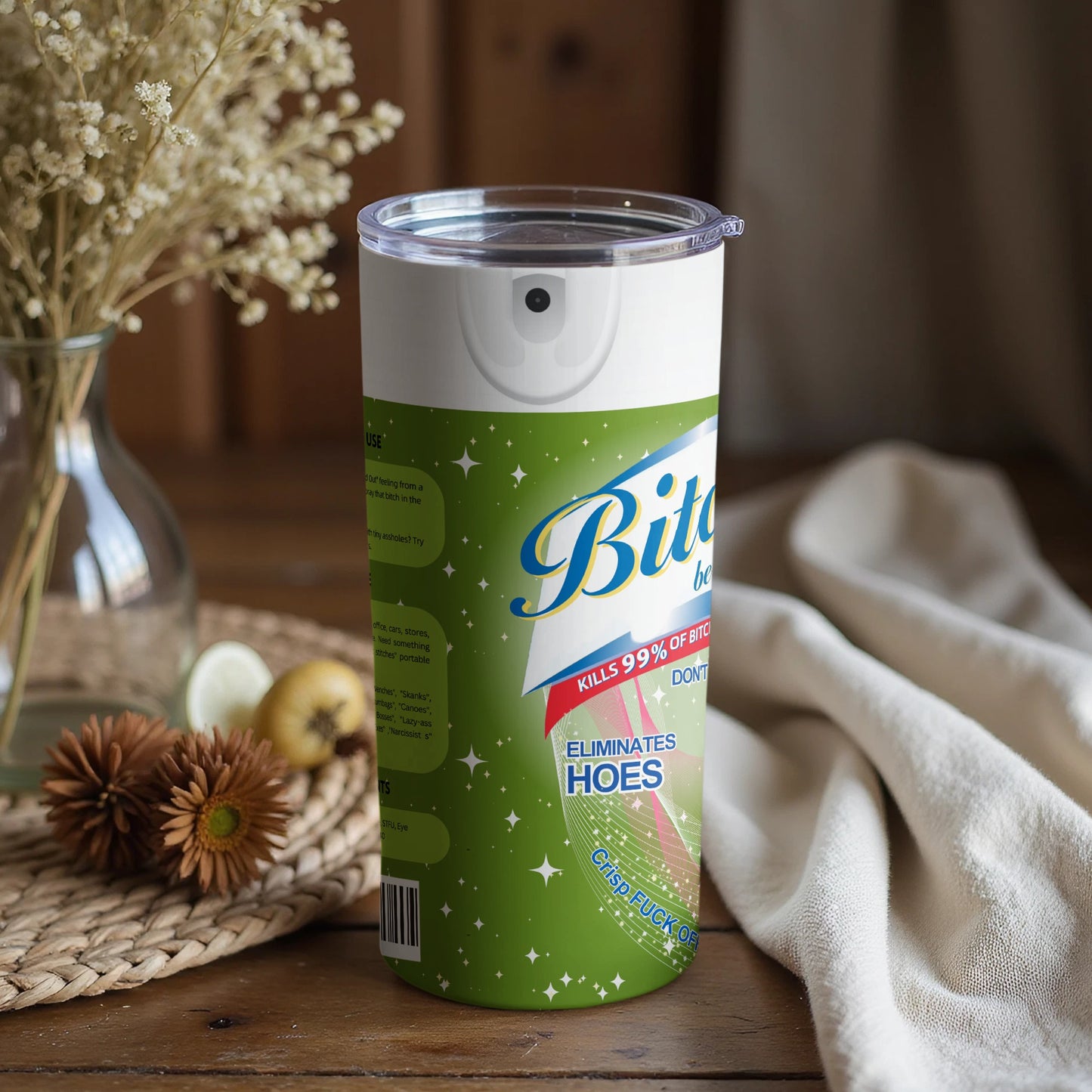 Kills 99 Per Cent Eliminates Hoes Insulated Cup