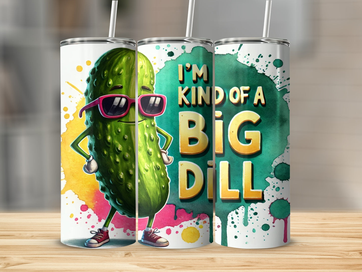 I'M KIND OF A BIG DILL pickle sunglasses tumbler product type