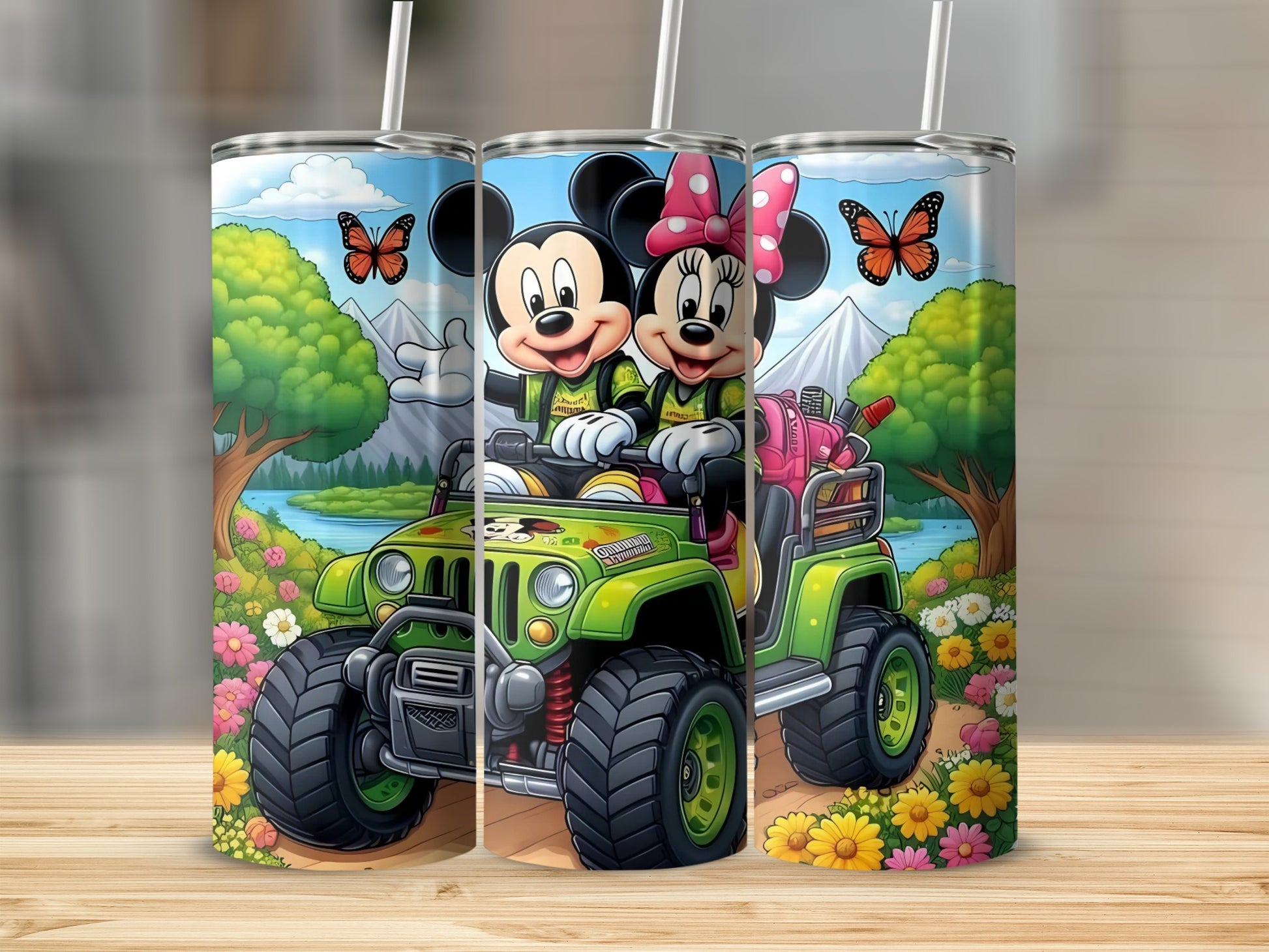 Mickey and Minnie Adventure Eco-Friendly Tumbler