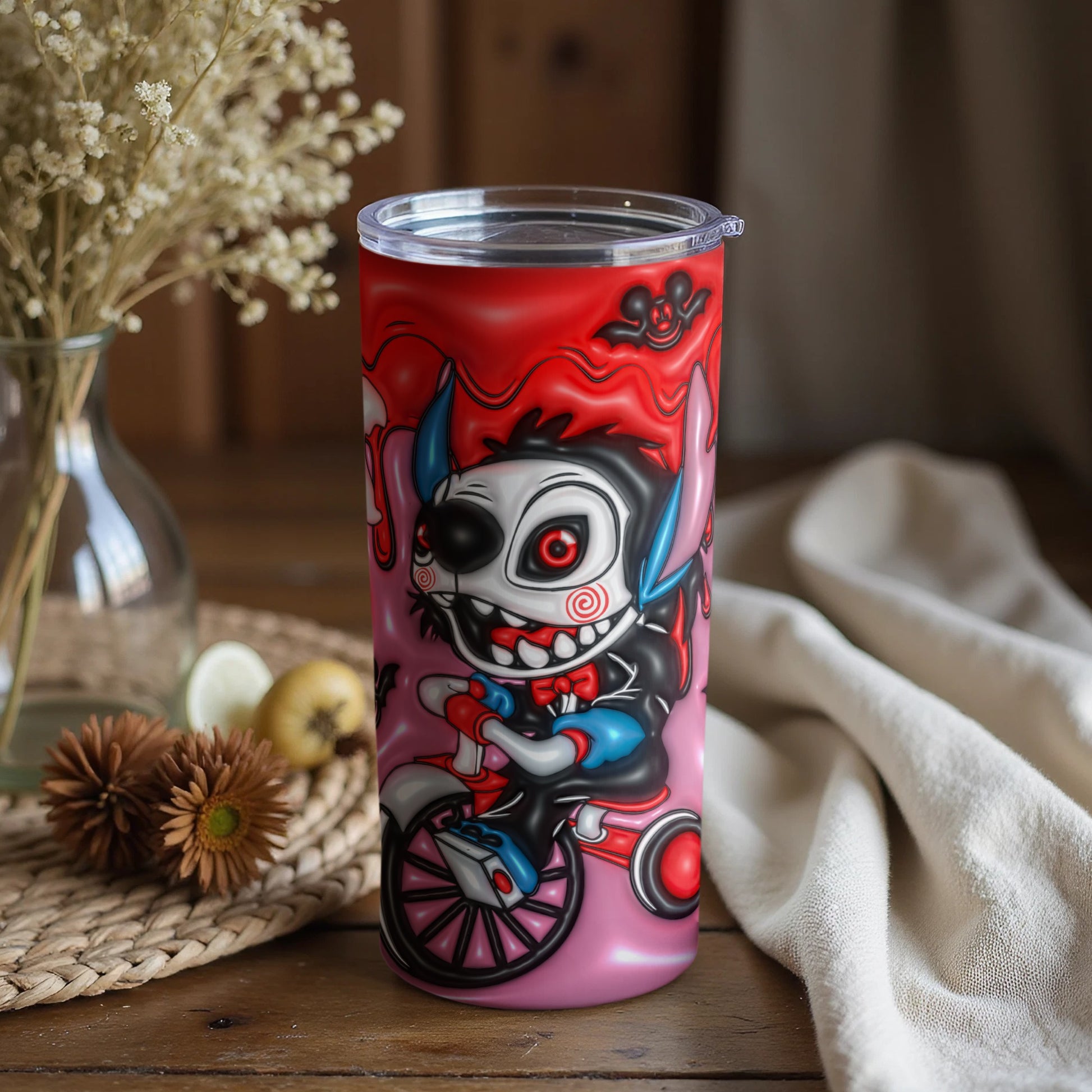 Unique Bicycle Riding Skull Themed Product