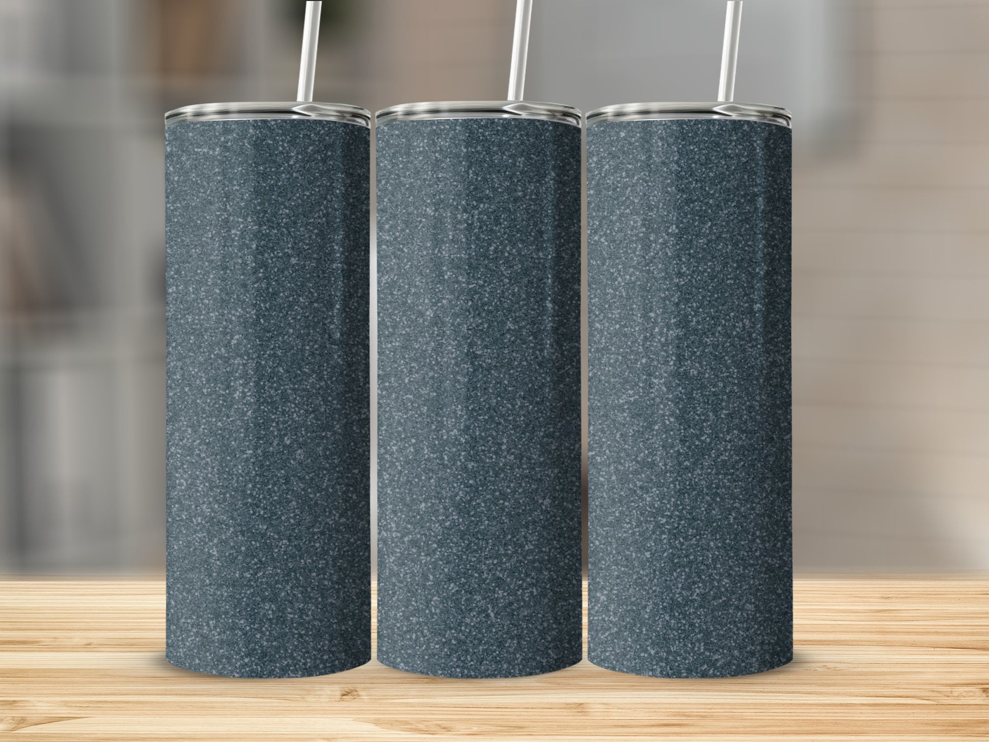 Sleek Dark Granite Design Insulated Tumbler for Home