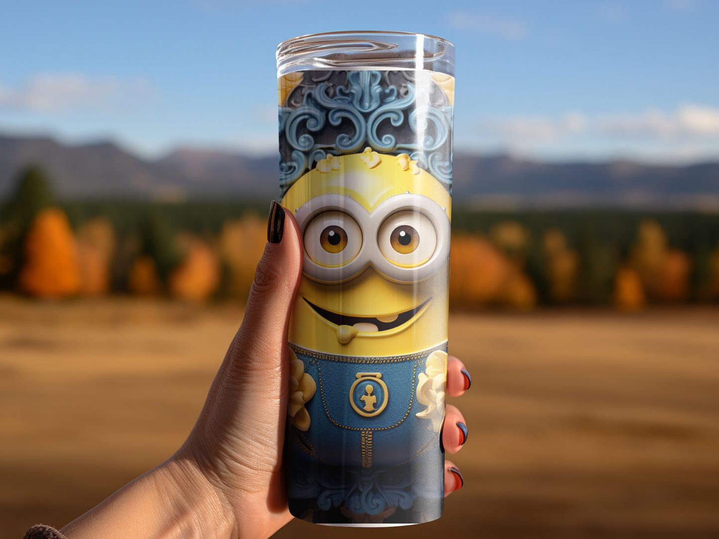 Funny Cartoon Character Travel Tumbler for On-the-Go