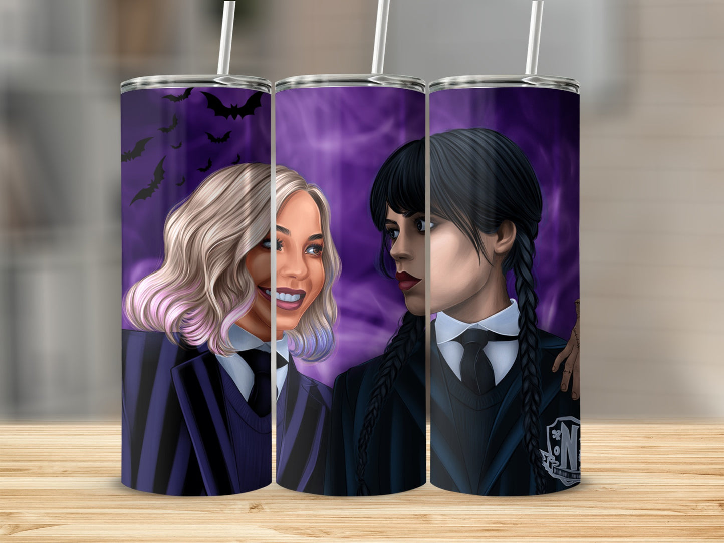 Gothic Character Design Travel Mug Tumblers