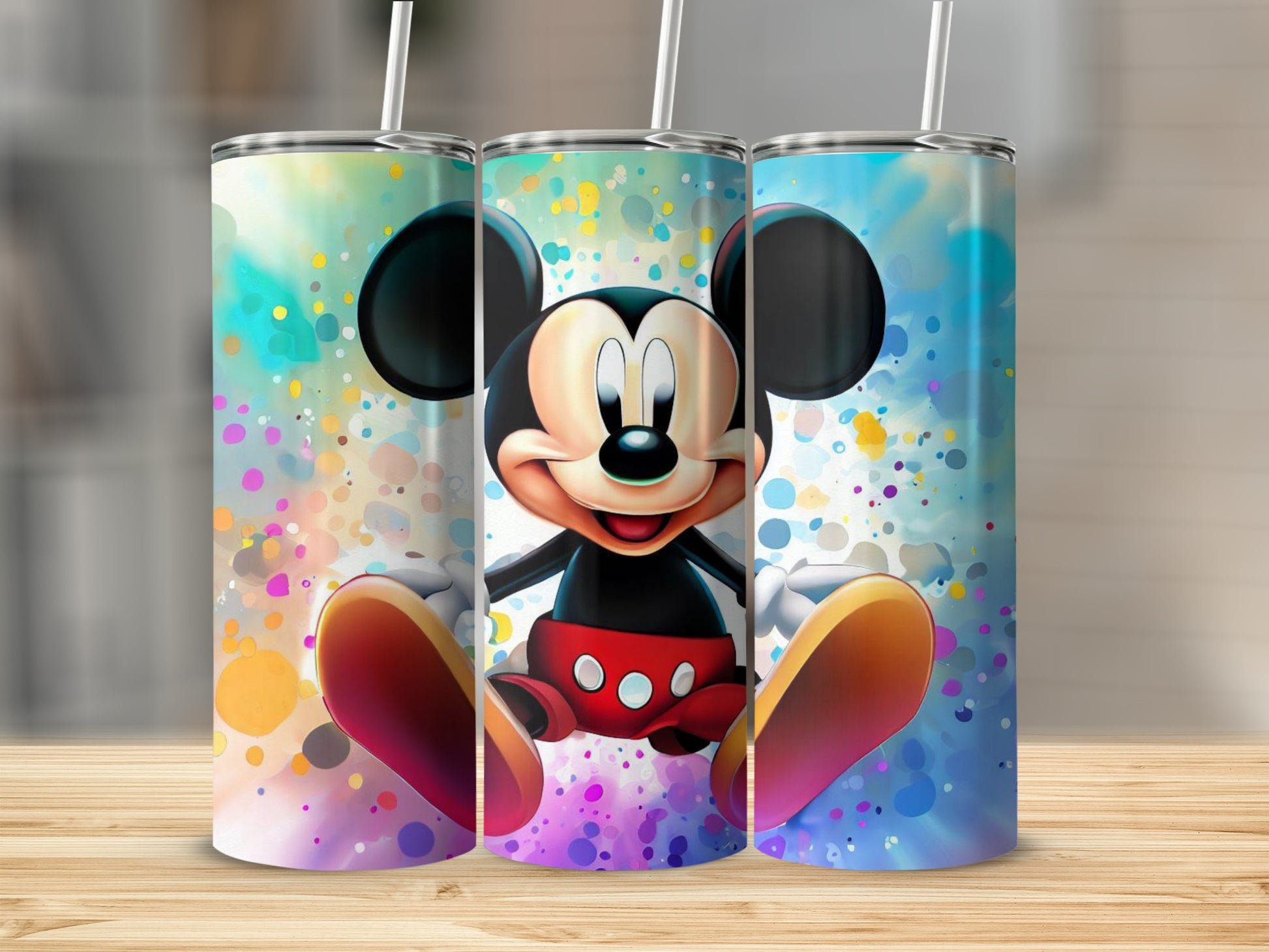 Colorful Cartoon Character Customizable Tumbler Design