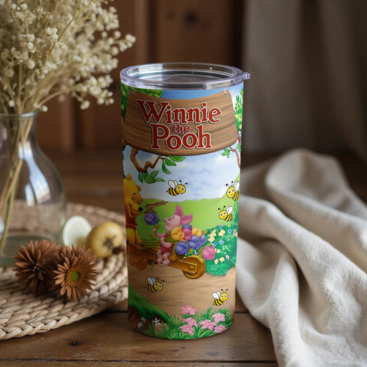 Winnie the Pooh Tumbler with Animated Design