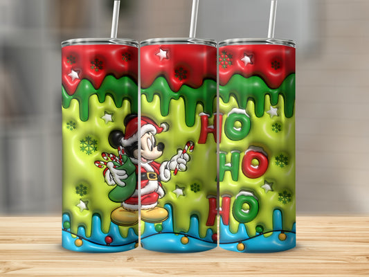 Festive Holiday Design Tumbler Christmas Gift Cup