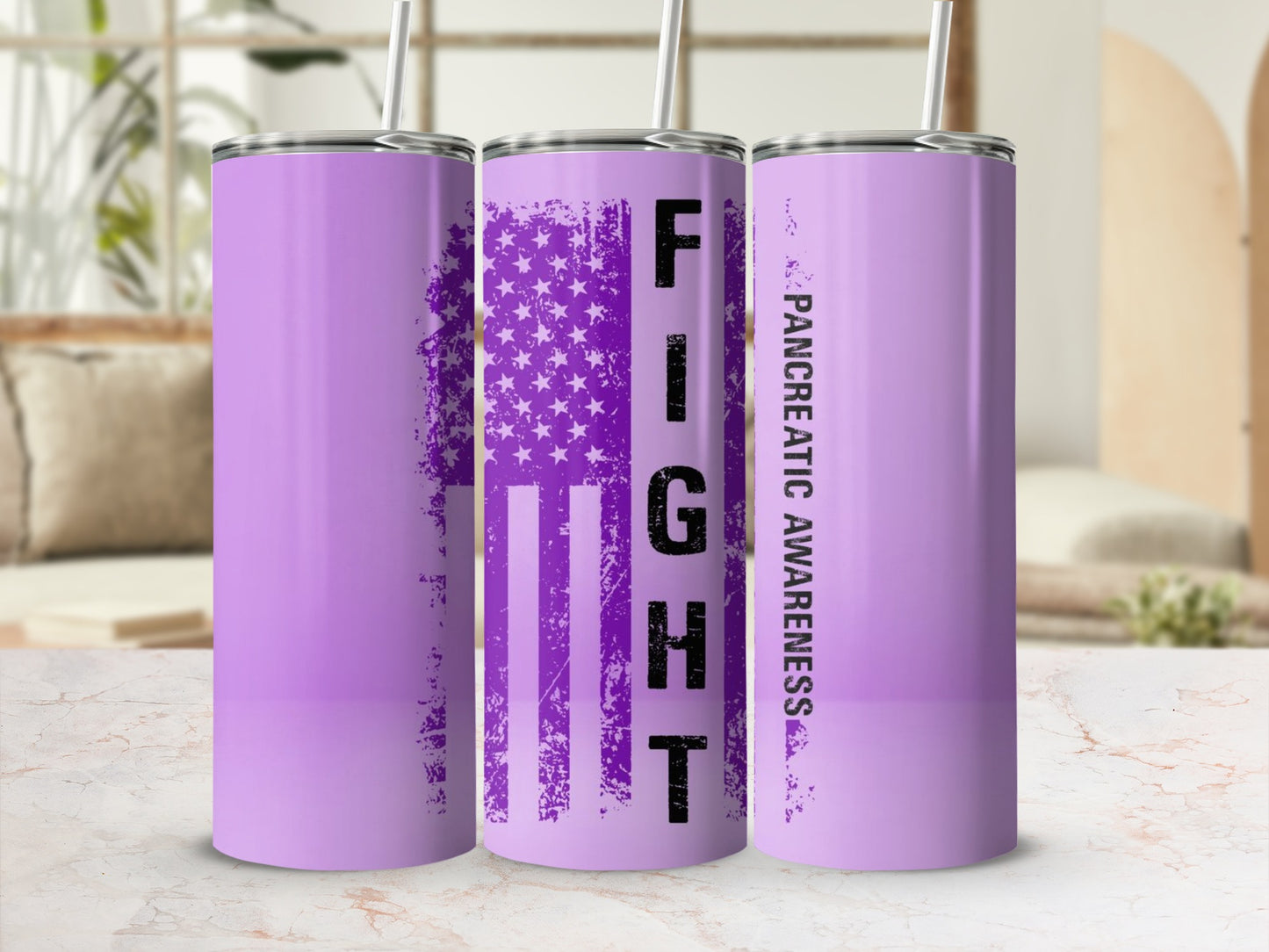 Fight Pancreatic Awareness Insulated Tumbler