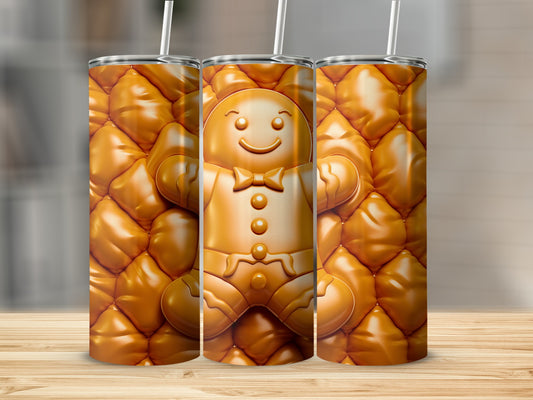 Gingerbread Man and Caramel Puffs Tumbler Product