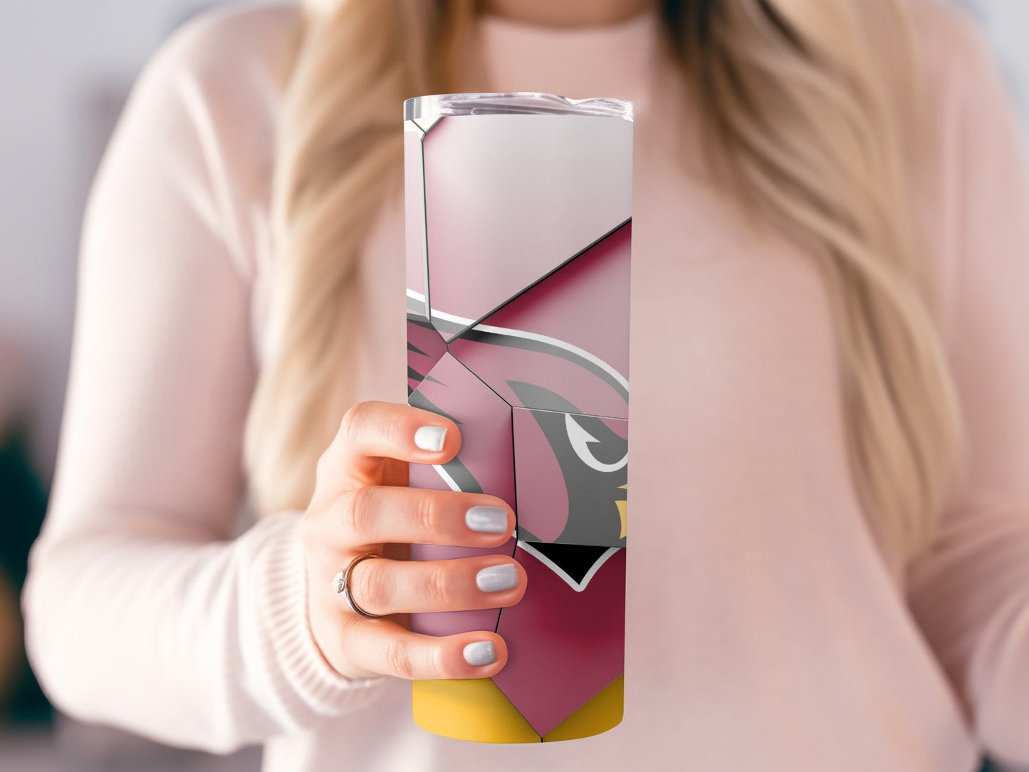 Cardinals Geometric Design Abstract Logo Tumblers