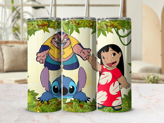 Colorful Space Adventure Characters Tumblers