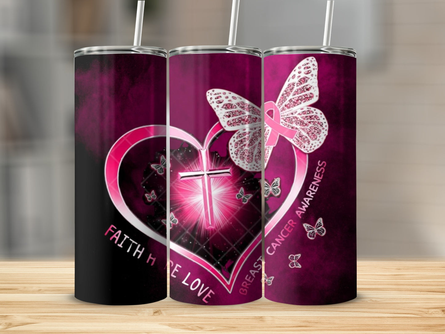 Faith Hope Love Breast Cancer Awareness product