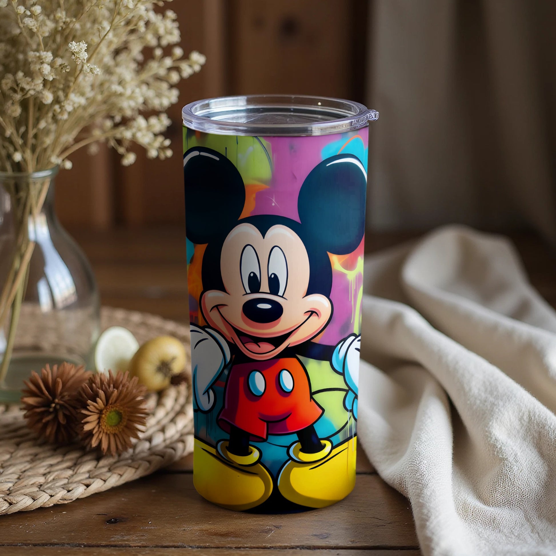Colorful Vibrant Cartoon Character Tumbler