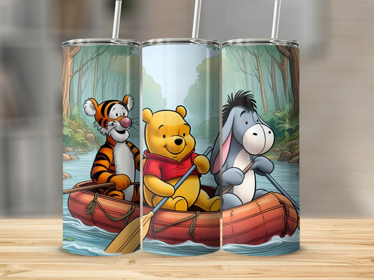 Winnie the Pooh Friends Together River Ride Trip Tumblers