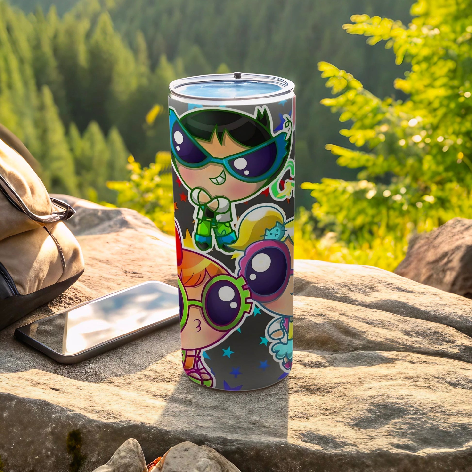 Cartoon Characters Outdoor Adventure Tumbler Cup