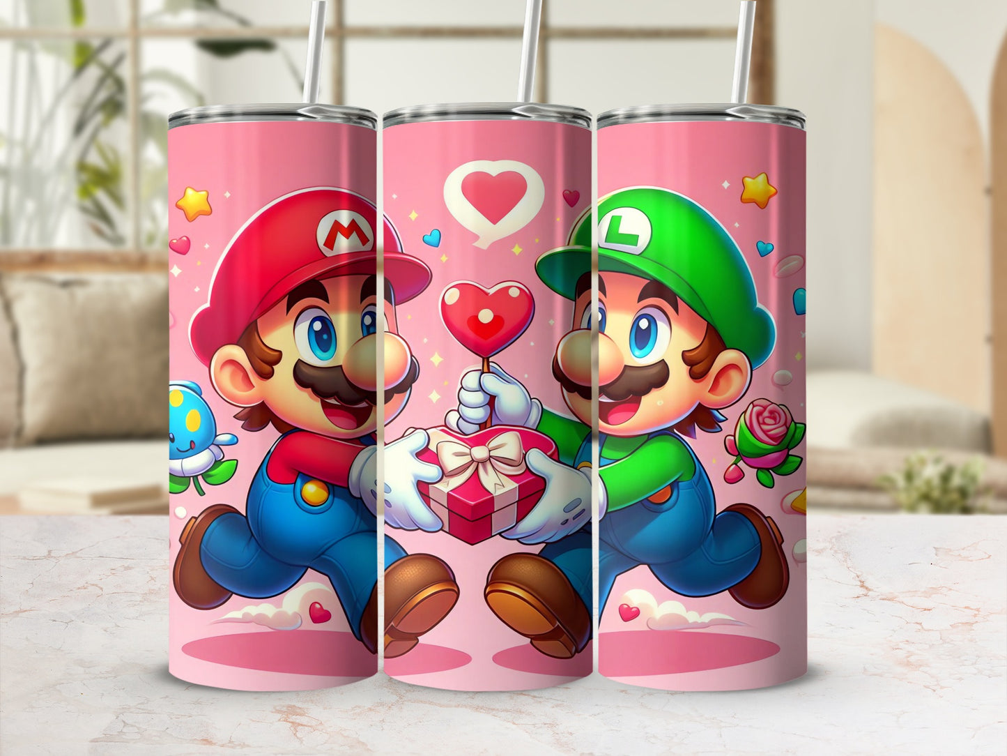Cute Love Tumbler with Heart and Gift Design