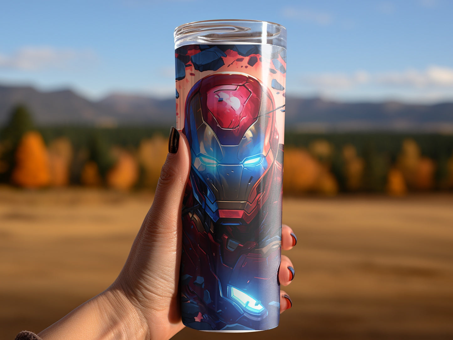 Vibrant Superhero Themed Tumbler for Fans Product