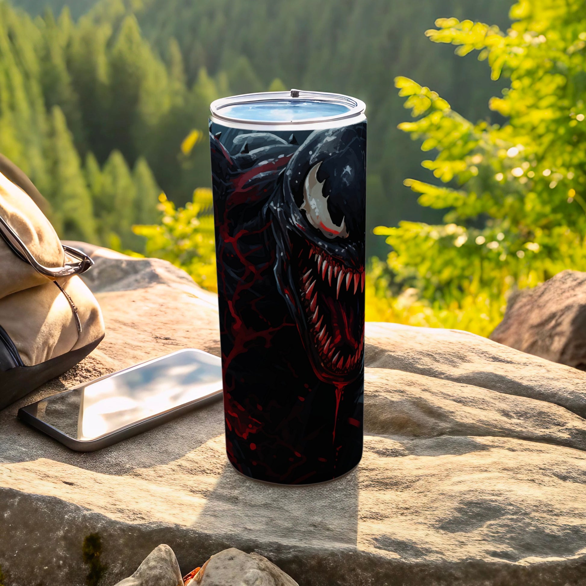 Venom Inspired Design Tumbler for Travel and Outdoors