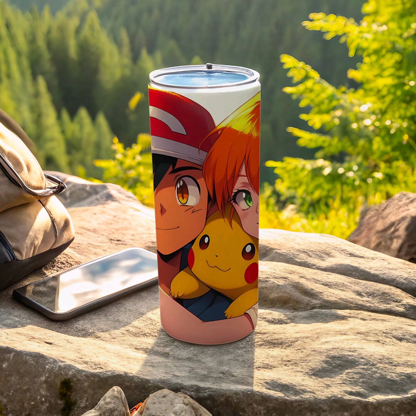 Colorful Anime Character Insulated Travel Tumbler