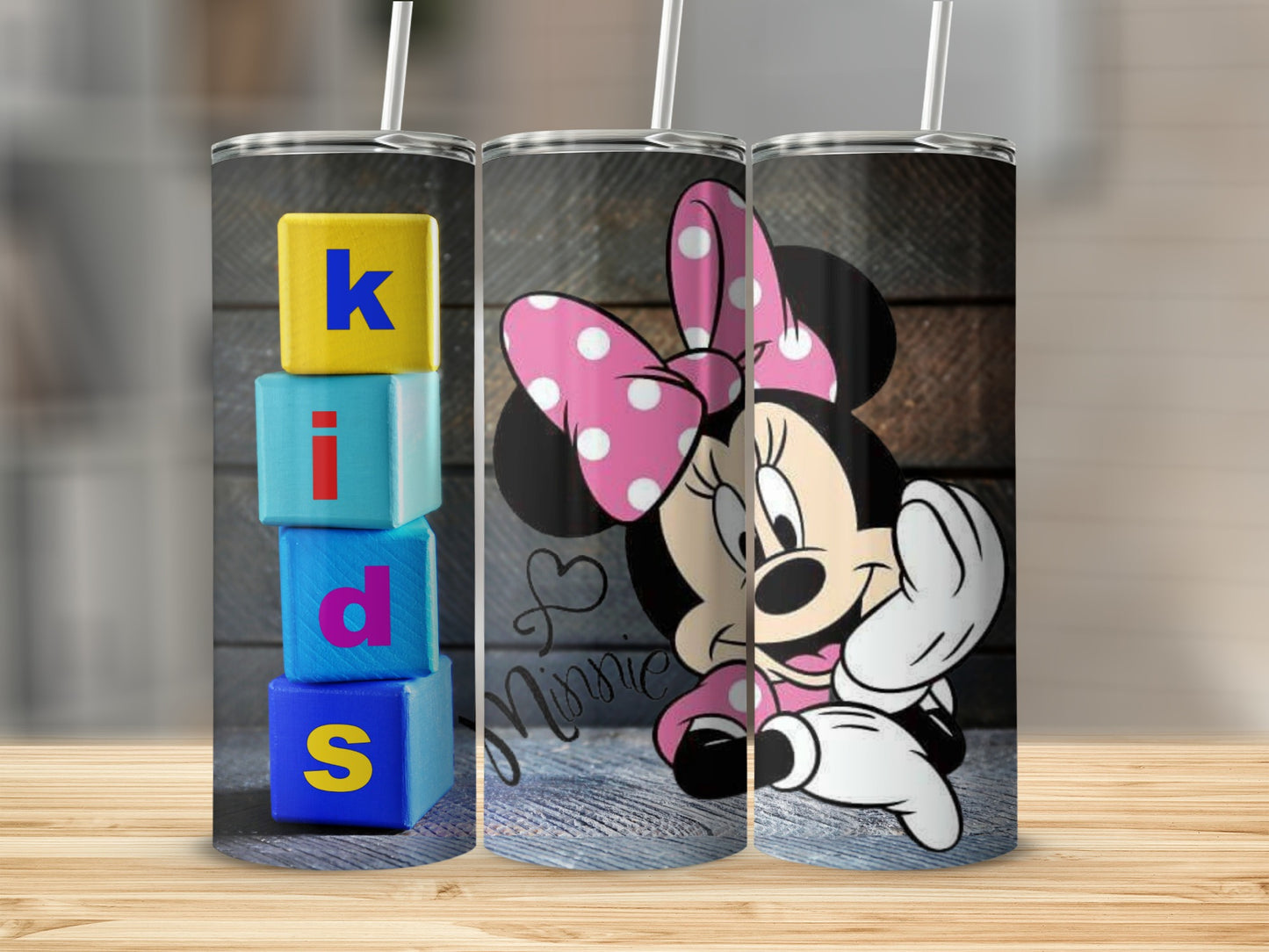 Cute Minnie Mouse Tumblers for Kids