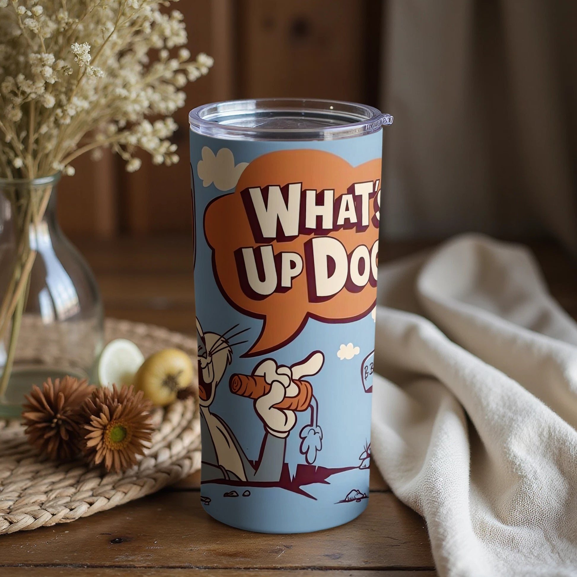 What's Up Doc Cartoon Insulated Tumbler