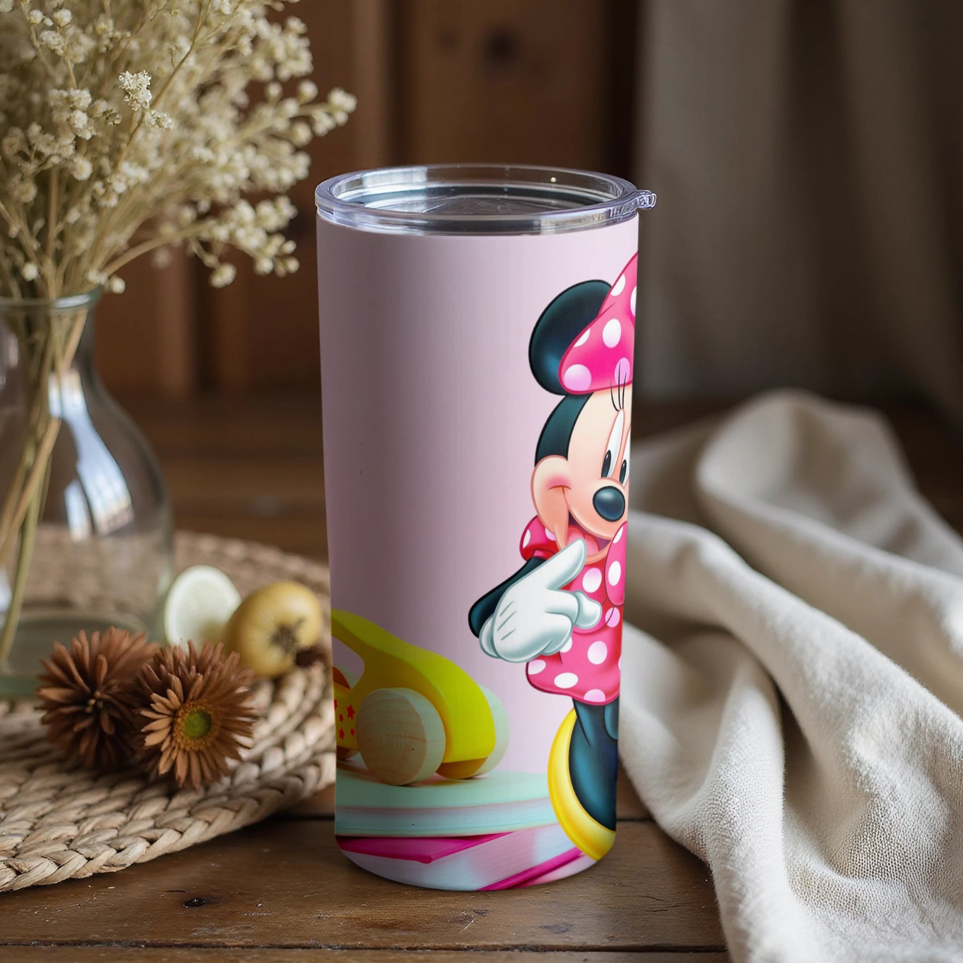 Minnie Mouse Cartoon Design Tumbler Cup Delight