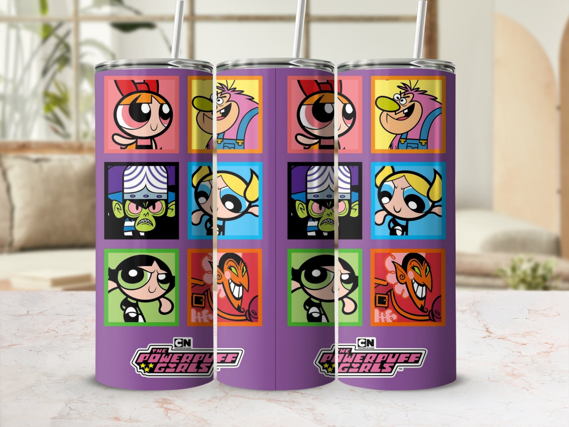 The Powerpuff Girls Characters Design Drinkware
