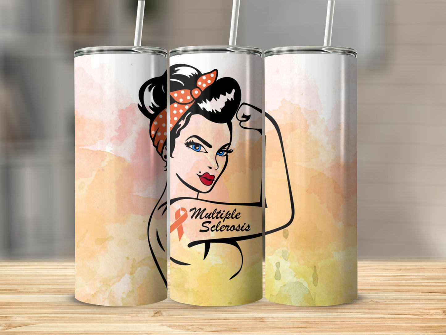 Inspirational Multiple Sclerosis Awareness Tumbler