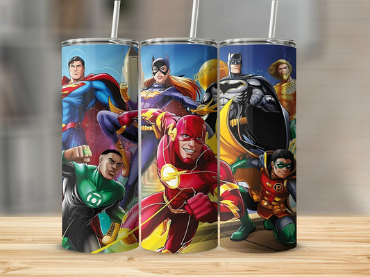 Superhero Team Insulated Stainless Steel Tumbler Cup