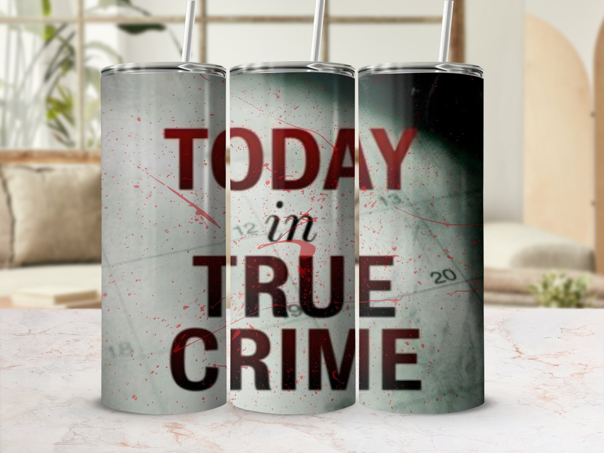 Today in True Crime Tumbler Unique Design Cup