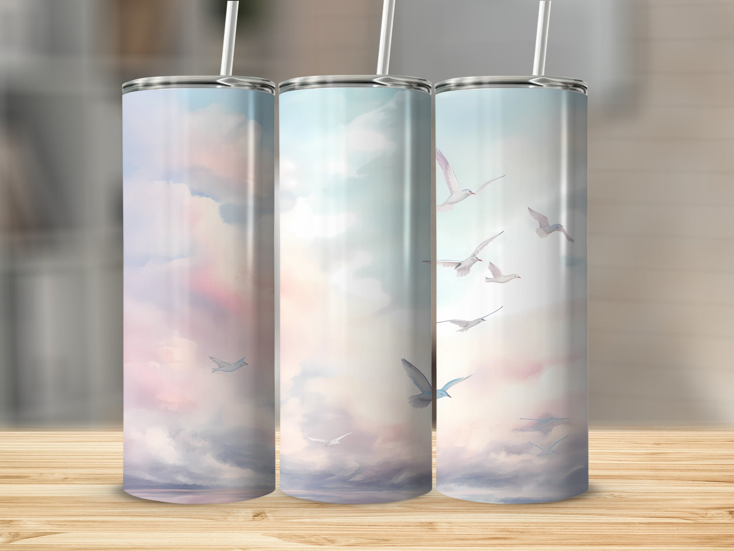 Ethereal Sky Flying Seabirds Cloudscape Tumbler product type
Tumbler
Drinkware
Sky design
Cloud art
Flying birds
Seagulls
Nature scene
Landscape art
Scenic view
Aesthetic print
Serene design
Peaceful
Ocean sky
Horizon art
Cloudscape
Pink blue sky
Dreamy art
Artful design
Bird print
Gradient clouds