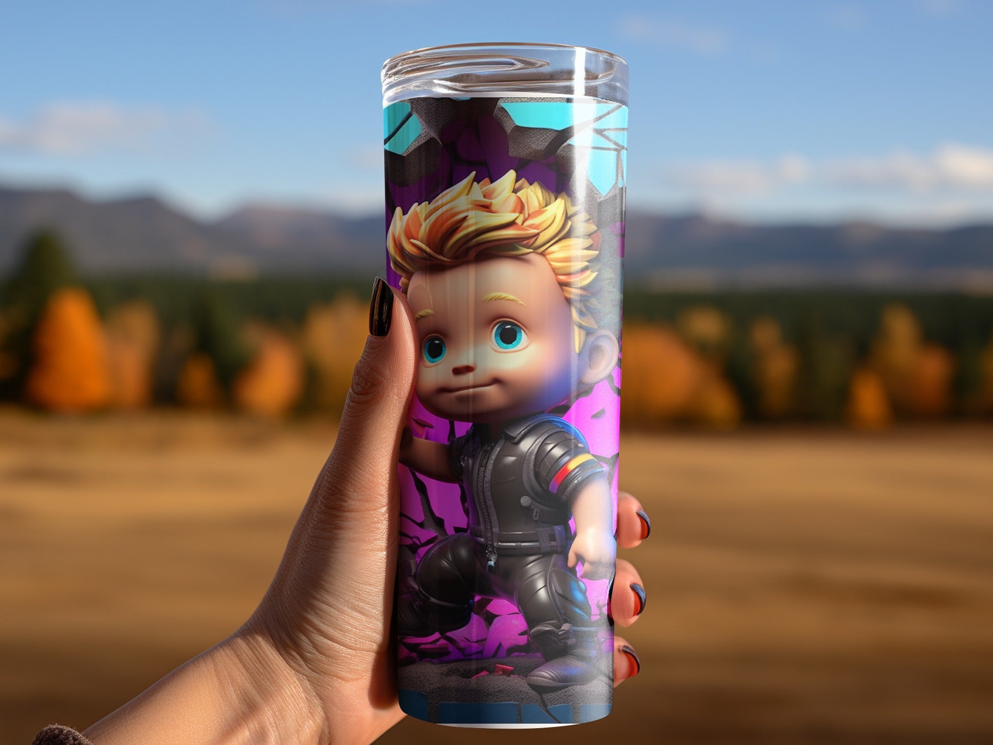 Adorable Cartoon Character Insulated Tumbler