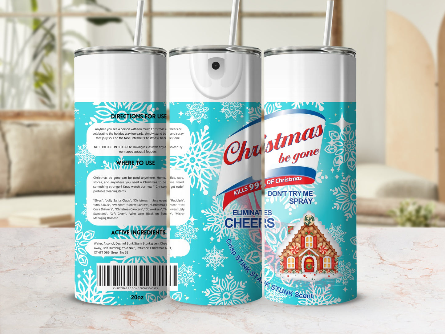 Christmas Be Gone Kills 99 Percent of Christmas Spray