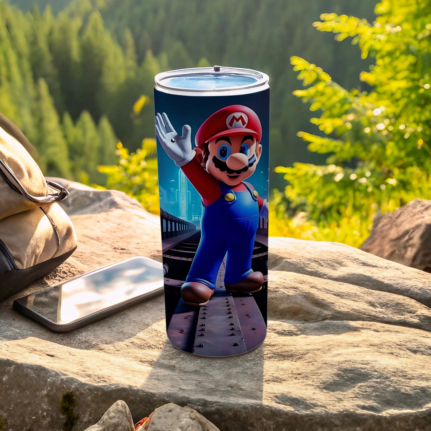 Super Mario Design Tumbler Perfect for Gamers
