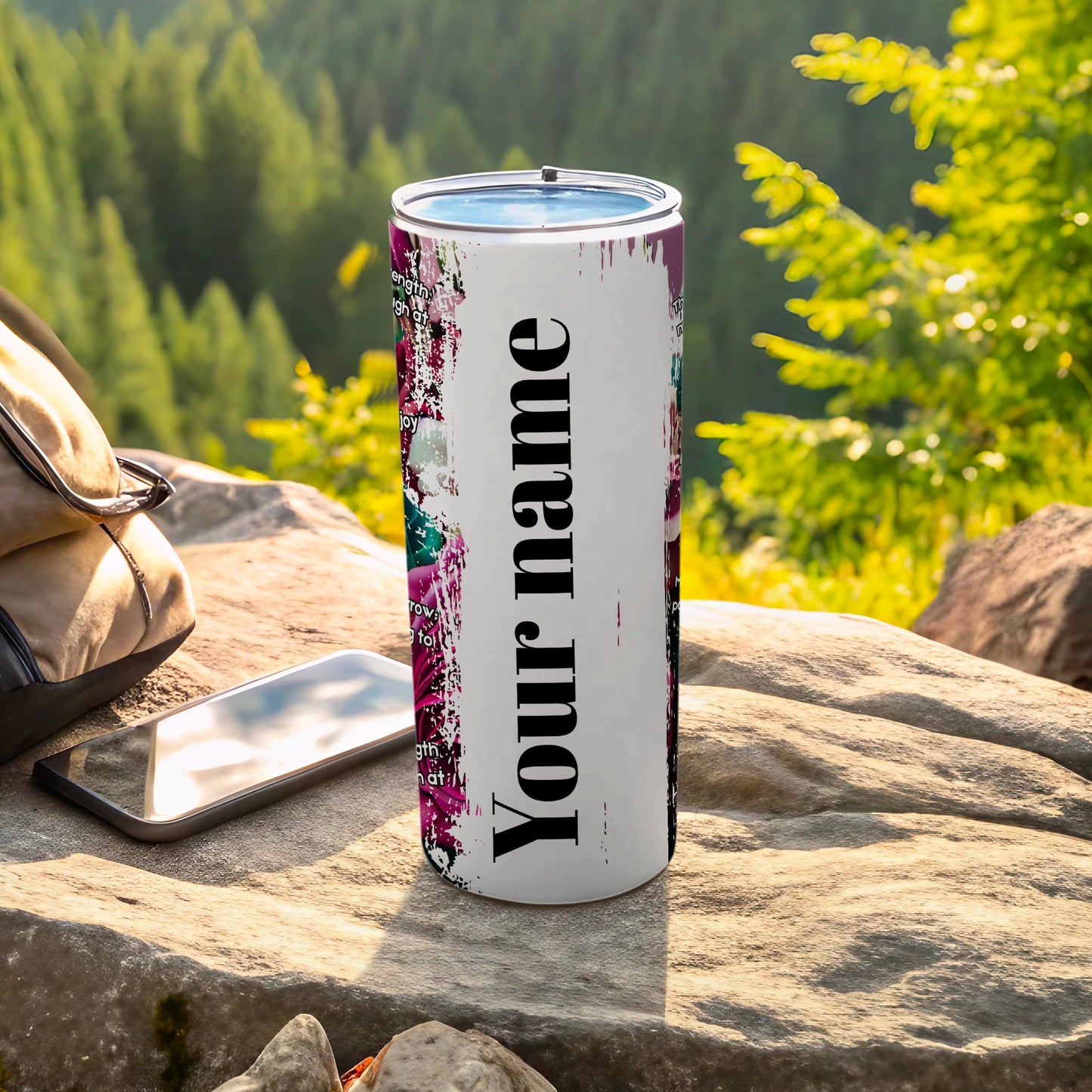 Customizable Outdoor Tumbler with Your Name Design