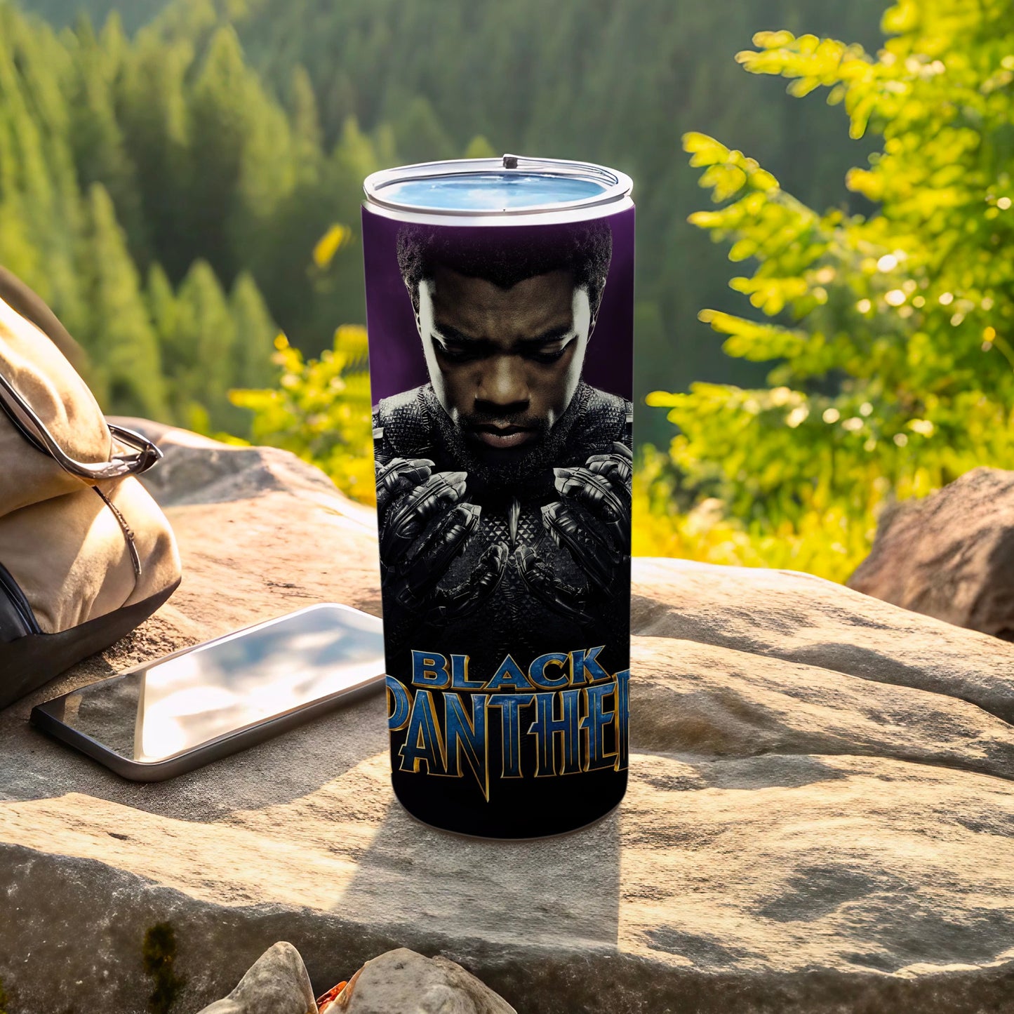 Black Panther Stainless Steel Insulated Tumbler